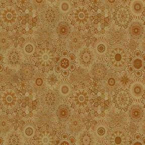 Kaleidoscope 44 Orange by Crypton Fabric