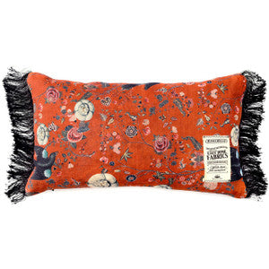 BLACK BIRD Linen Cushion (LC40004) by Mind The Gap