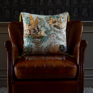 JOURNEY TO EDEN Linen Cushion (LC40052) by Mind The Gap