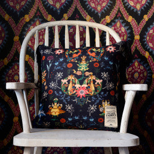 TRANSYLVANIA FOLK Linen Cushion (LC40001) by Mind The Gap
