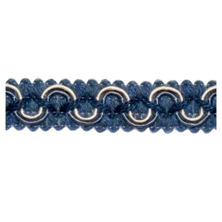 04007 Blue by Europatex Fabric Portofino 50% Viscose, 50% Cotton 0.63 inches - Fabric Carolina -