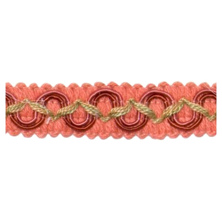 04007 Coral by Europatex Designer Fabric Portofino 50% Viscose, 50% Cotton 0.63 inches - Swanky Fabrics -
