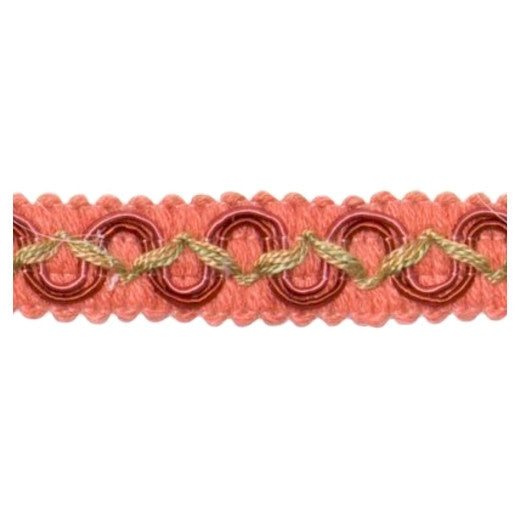 04007 - Coral by Europatex Designer Fabric Portofino 50% Viscose 50% Cotton China See Sample Horizontal: N/A and Vertical: N/A 0.63 inches  - Swanky Fabrics -