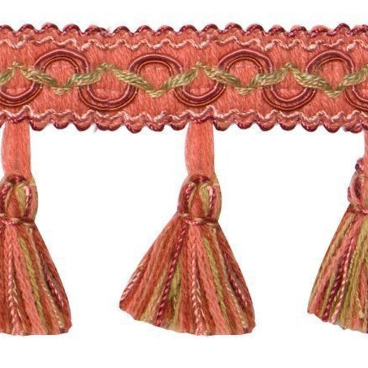 05000 - Coral by Europatex Designer Fabric Portofino 50% Viscose 50% Cotton China See Sample Horizontal: N/A and Vertical: N/A 2.25 inches  - Swanky Fabrics -