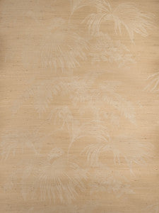 Palm Garden Jute Almond On Flax 657901 by Stroheim Wallpaper