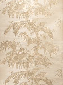 Palm Garden Sisal Taupe On Dove 660107 by Stroheim Wallpaper