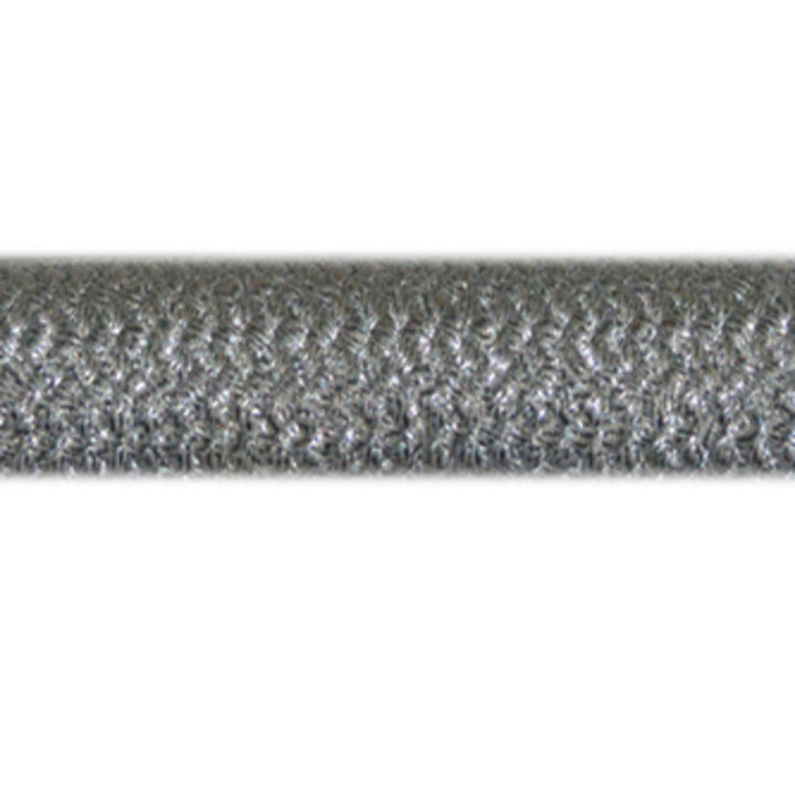 0830 Silver by Europatex Designer Fabric Metallic 100% Polyester 0.50 inches - Swanky Fabrics -