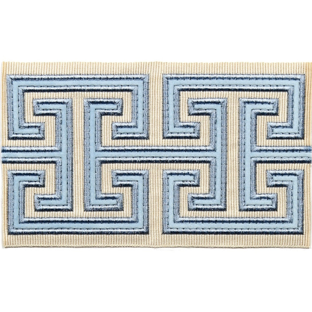 Seville Sky by Europatex Fabric Granada & Seville 53.5% Rayon, 46% Fibranne, 0.5% Polyester 3.90 inches - Fabric Carolina -