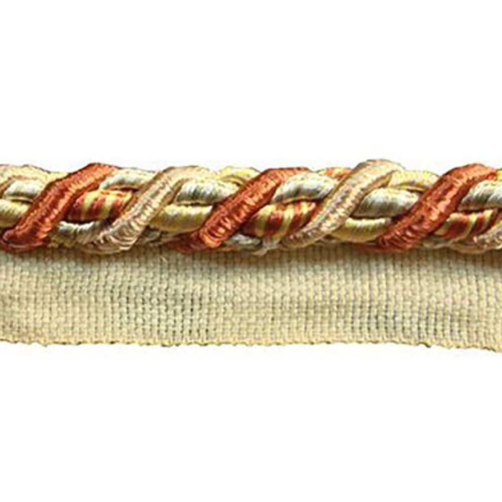 Mortaix Tangerine by Europatex Fabric Le Petite 100% Polyester 0.38 inches - Fabric Carolina -