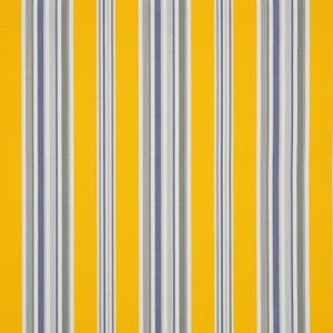 6292 Windsor Yellow / White / Blue / Gray by Sunbrella Fabric