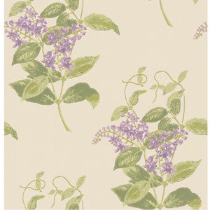 Madras Violet Olive & Lavender by Cole & Son Wallcovering