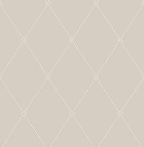 Large Georgian Rope Trellis Putty by Cole & Son Wallcovering