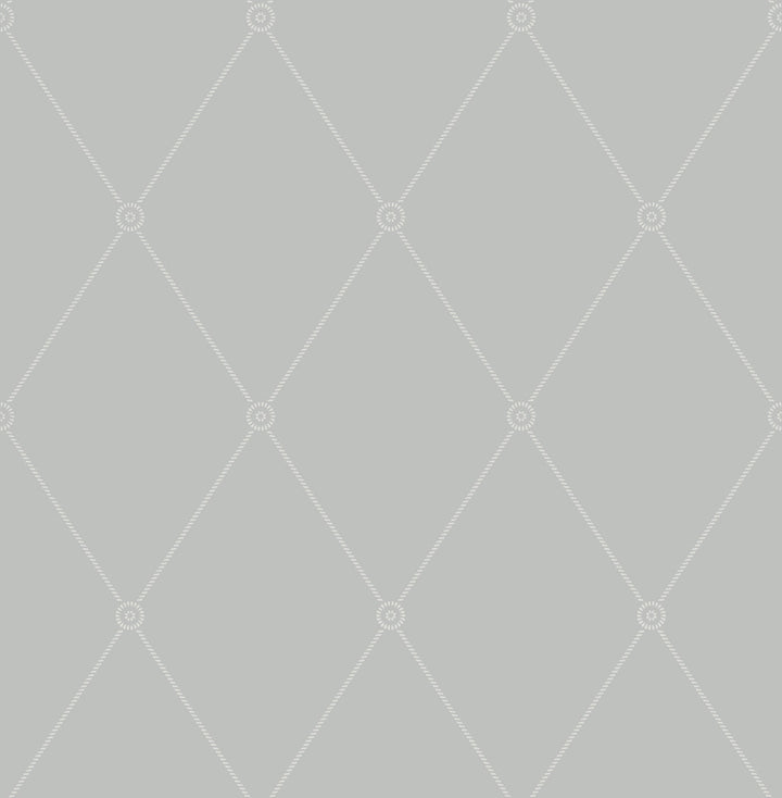 Large Georgian Rope Trellis Grey by Cole & Son Wallcovering