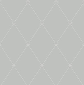 Large Georgian Rope Trellis Grey by Cole & Son Wallcovering