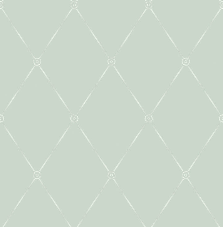 Large Georgian Rope Trellis Duck Egg by Cole & Son Wallcovering
