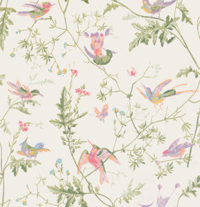Hummingbirds Soft Multi-Colour by Cole & Son Wallcovering