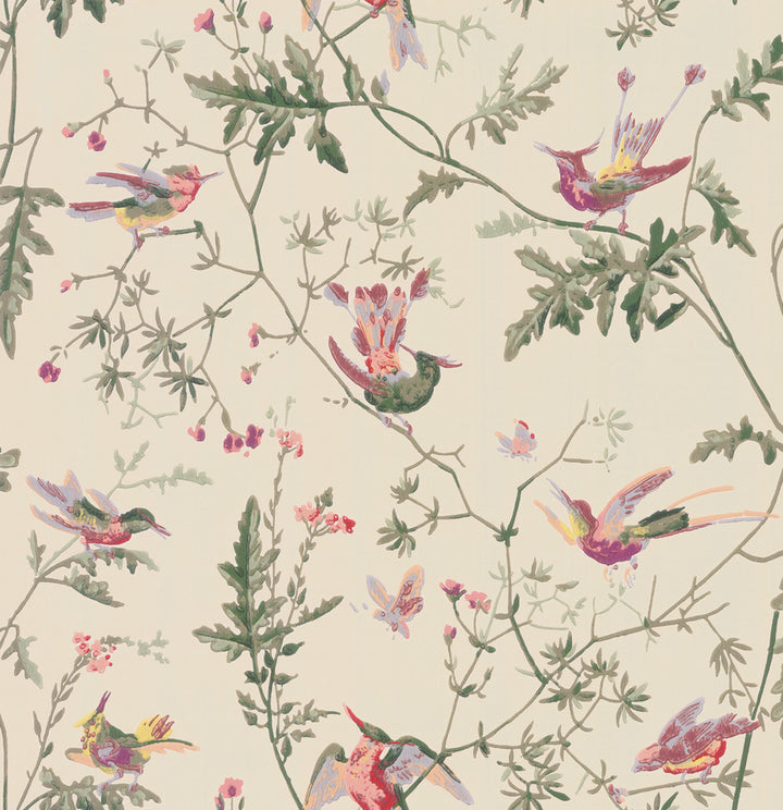 Hummingbirds Original Multi-Colour by Cole & Son Wallcovering