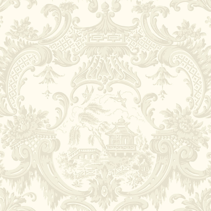 Chippendale China Ivory by Cole & Son Wallcovering
