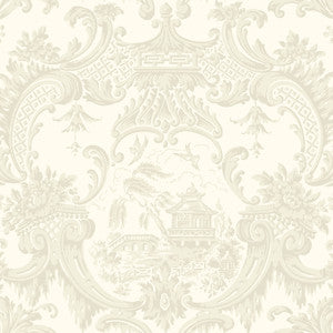 Chippendale China Ivory by Cole & Son Wallcovering
