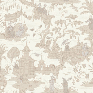 Chinese Toile Neutral by Cole & Son Wallcovering