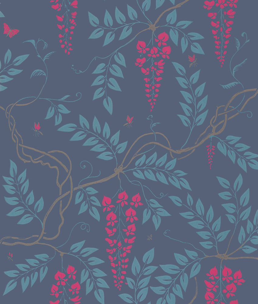 Egerton Indigo by Cole & Son Wallcovering