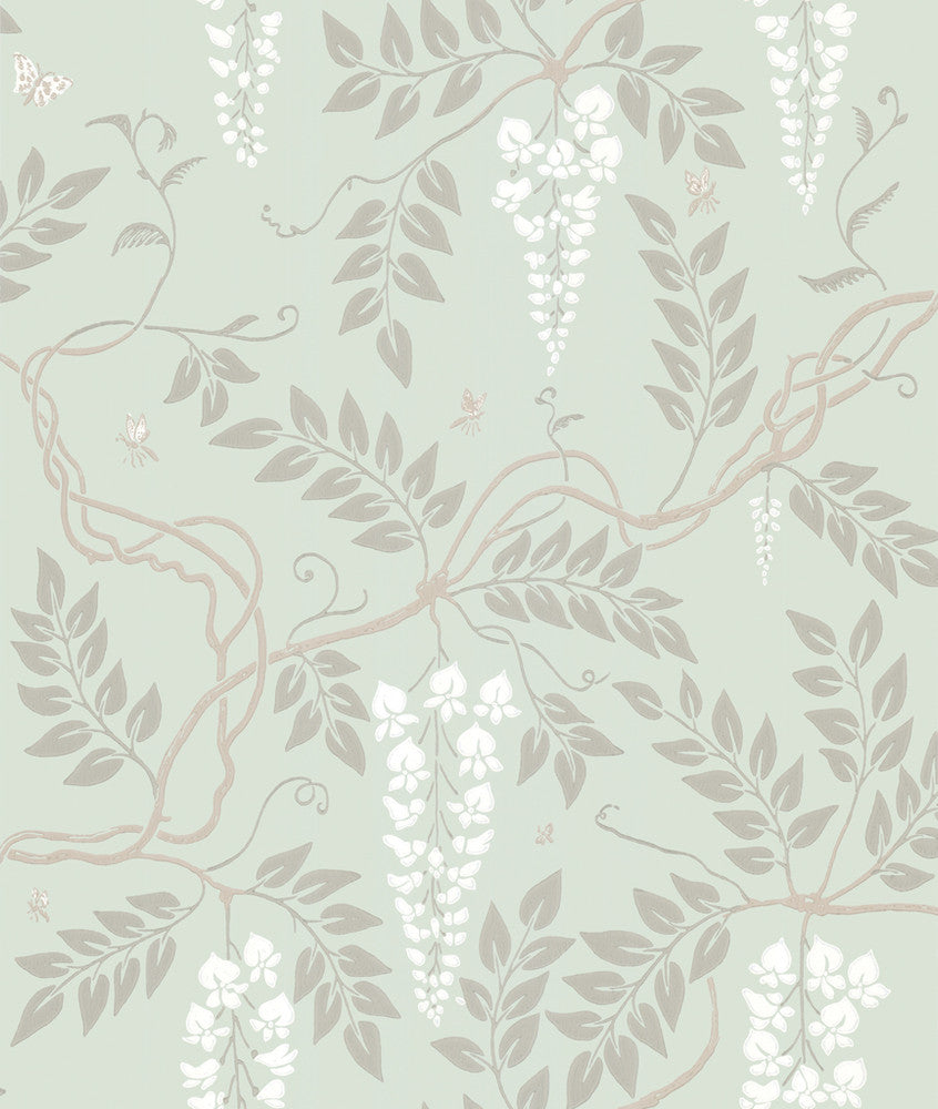Egerton Duck Egg by Cole & Son Wallcovering