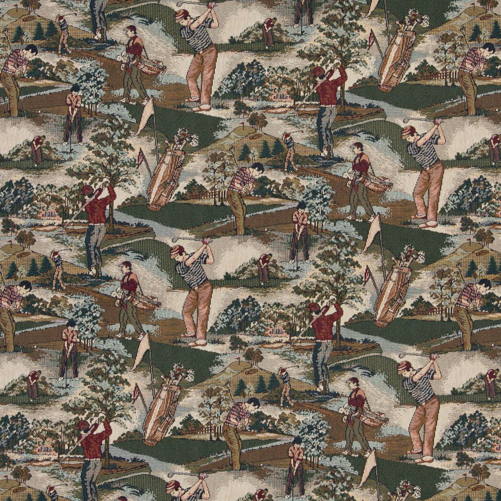 1004 St. Andrews by Charlotte Fabric Themes of Tapestry II 53% Cotton, 47% Polyester Canada Exceeds 100,000 Wyzenbeek Rubs (Heavy Duty) Horizontal: 27.5" x Vertical: 14" 54 Inches - Fabric Carolina -