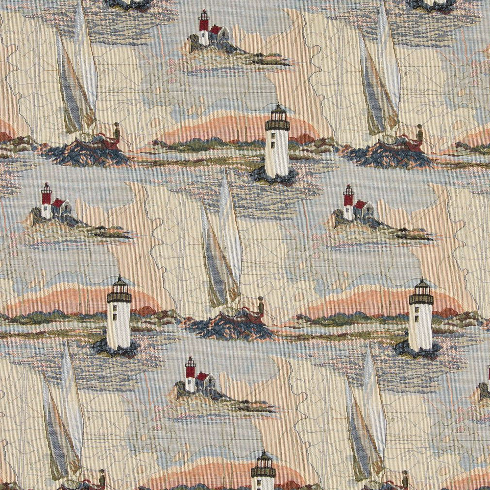 1006 Cape Cod by Charlotte Fabric Themes of Tapestry II 53% Cotton, 47% Polyester Canada Exceeds 100,000 Wyzenbeek Rubs (Heavy Duty) Horizontal: 12.5" x Vertical: 14" 54 Inches - Fabric Carolina -