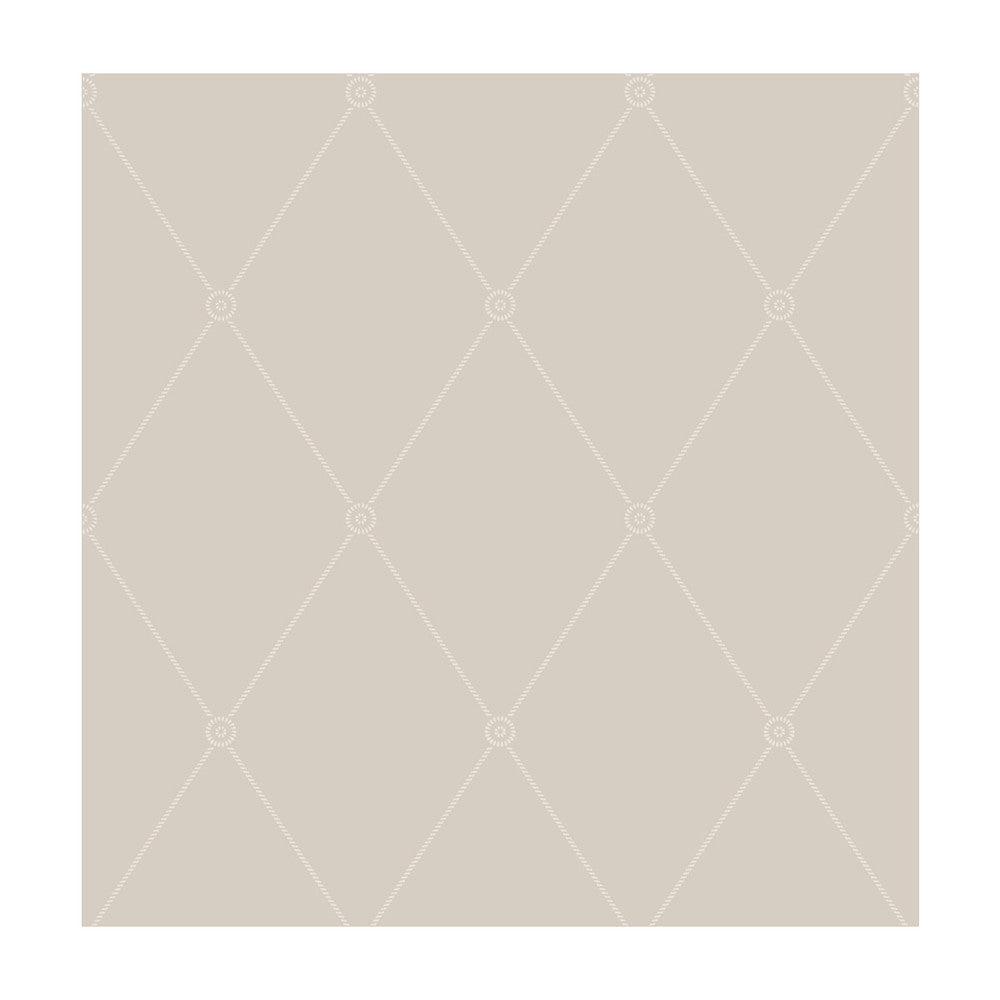 Large Georgian Rope Trellis Putty by Cole & Son Wallcovering Cole & Son Wallcovering Large Georgian Rope Trellis PuttyWallcovering COLE & SON ARCHIVE ANTHOLOGY PAPER - 100% United Kingdom </p><p>Repeat: H: , V: 10.4 20.5 - Fabric Carolina -