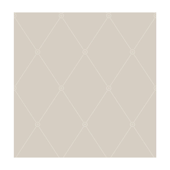 Large Georgian Rope Trellis Putty by Cole & Son Designer Wallcovering COLE & SON ARCHIVE ANTHOLOGY PAPER - 100% United Kingdom - Horizontal: - and Vertical: 10.4 20.5 - Swanky Fabrics -