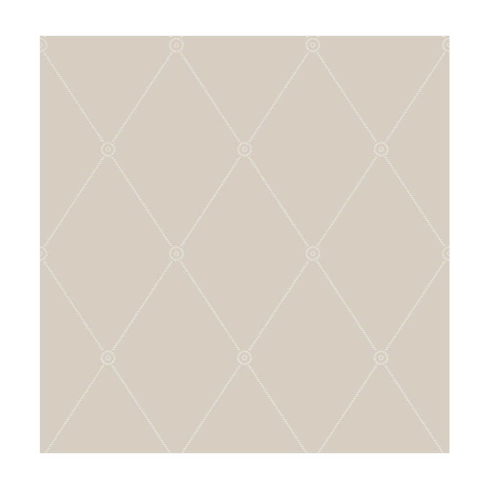 Large Georgian Rope Trellis Putty by Cole & Son Wallcovering COLE & SON ARCHIVE ANTHOLOGY PAPER - 100% United Kingdom - Horizontal: - and Vertical: 10.4 20.5 - Fabric Carolina -