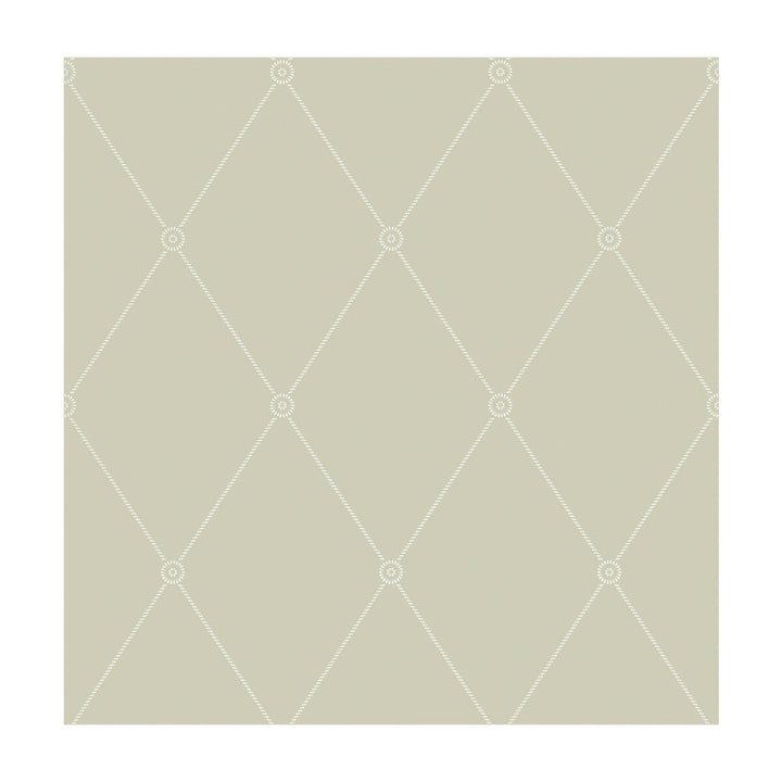 Large Georgian Rope Trellis Olive by Cole & Son Designer Wallcovering COLE & SON ARCHIVE ANTHOLOGY PAPER - 100% United Kingdom Horizontal: and Vertical: 10.4 20.5 - Swanky Fabrics -