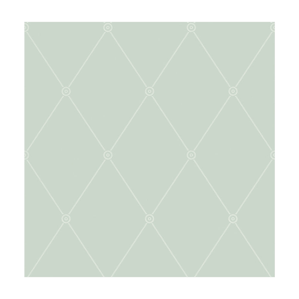 Large Georgian Rope Trellis Duck Egg by Cole & Son Wallcovering COLE & SON ARCHIVE ANTHOLOGY PAPER - 100% United Kingdom Horizontal: and Vertical: 10.4 20.5 - Fabric Carolina -