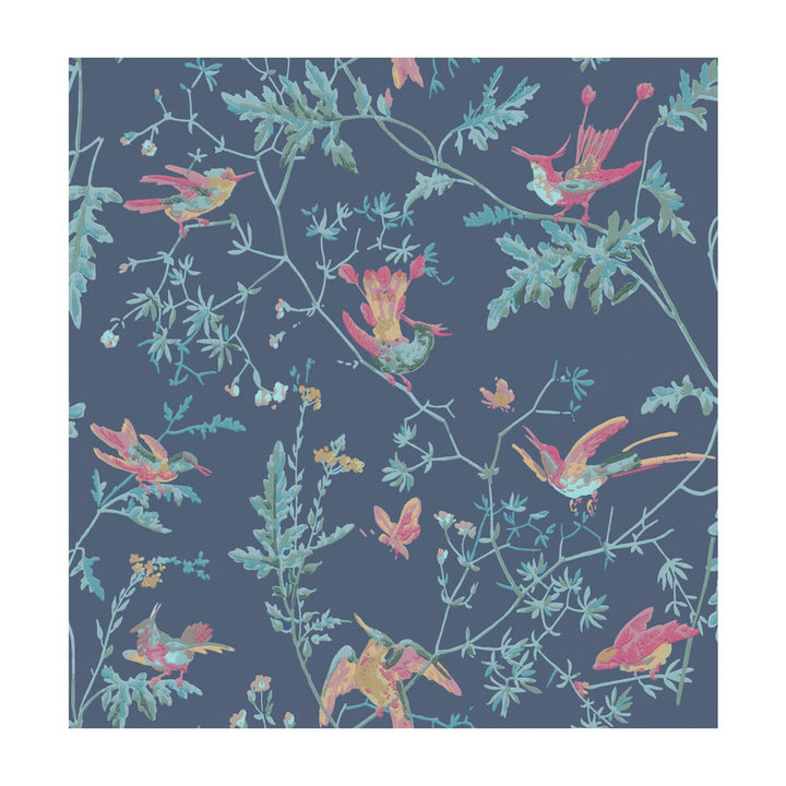 Hummingbirds Indigo Multi-Colour by Cole & Son Wallcovering Cole & Son Wallcovering Hummingbirds Indigo Multi-ColourWallcovering COLE & SON ARCHIVE ANTHOLOGY PAPER - 100% United Kingdom </p><p>Repeat: H: , V: 21.1 20.5 - Fabric Carolina -