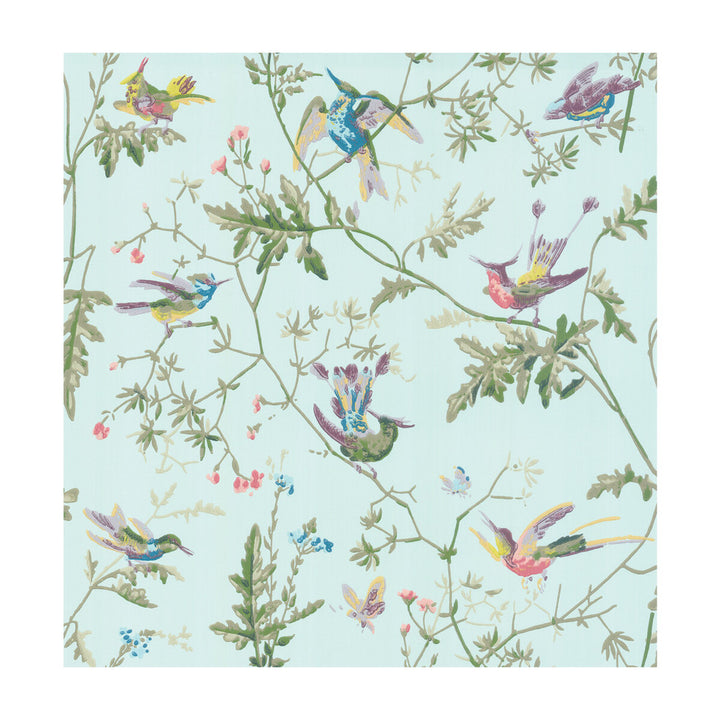 Hummingbirds Blue Multi-Colour by Cole & Son Wallcovering COLE & SON ARCHIVE ANTHOLOGY PAPER - 100% United Kingdom Horizontal: and Vertical: 21.1 20.5 - Fabric Carolina -