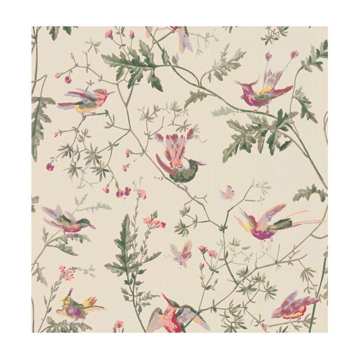 Hummingbirds Original Multi-Colour by Cole & Son Wallcovering COLE & SON ARCHIVE ANTHOLOGY PAPER - 100% United Kingdom Horizontal: and Vertical: 21.1 20.5 - Fabric Carolina -