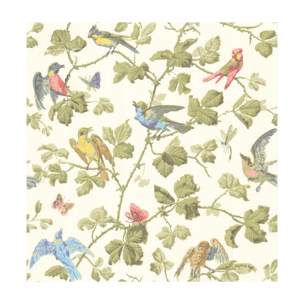 Winter Birds Multi-Coloured by Cole & Son Wallcovering COLE & SON ARCHIVE ANTHOLOGY PAPER - 100% United Kingdom Horizontal: and Vertical: 21.1 20.5 - Fabric Carolina -