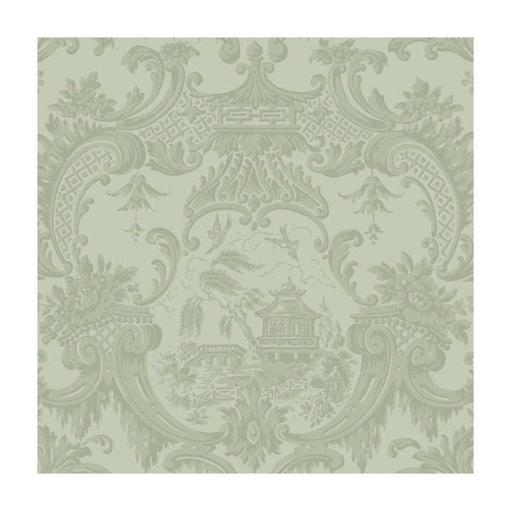 Chippendale China Olive by Cole & Son Designer Wallcovering COLE & SON ARCHIVE ANTHOLOGY PAPER - 100% United Kingdom - Horizontal: - and Vertical: 20.5 20.5 - Swanky Fabrics -