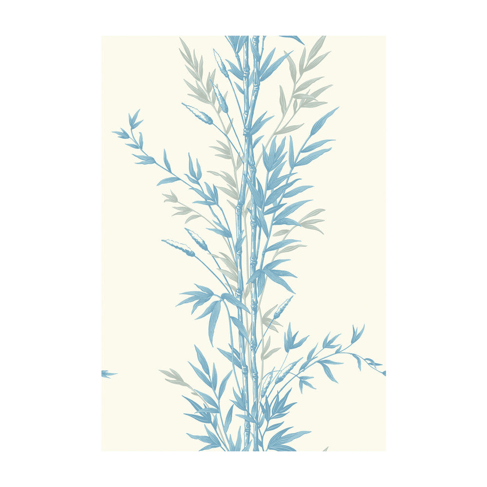 Bamboo Blue On Ivory by Cole & Son Wallcovering Cole & Son Wallcovering Bamboo Blue On IvoryWallcovering COLE & SON ARCHIVE ANTHOLOGY PAPER - 100% United Kingdom </p><p>Repeat: H: , V: 30 20.5 - Fabric Carolina -