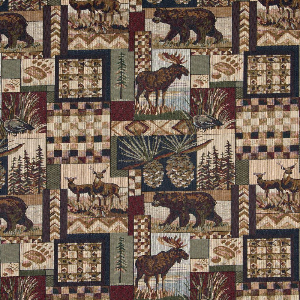 1014 Aspen by Charlotte Designer Fabric Themes of Tapestry II 53% Cotton, 47% Polyester Canada Exceeds 100,000 Wyzenbeek Rubs (Heavy Duty) </p><p>Repeat: Horizontal: 14.5" x Vertical: 14" 54 Inches - Swanky Fabrics -