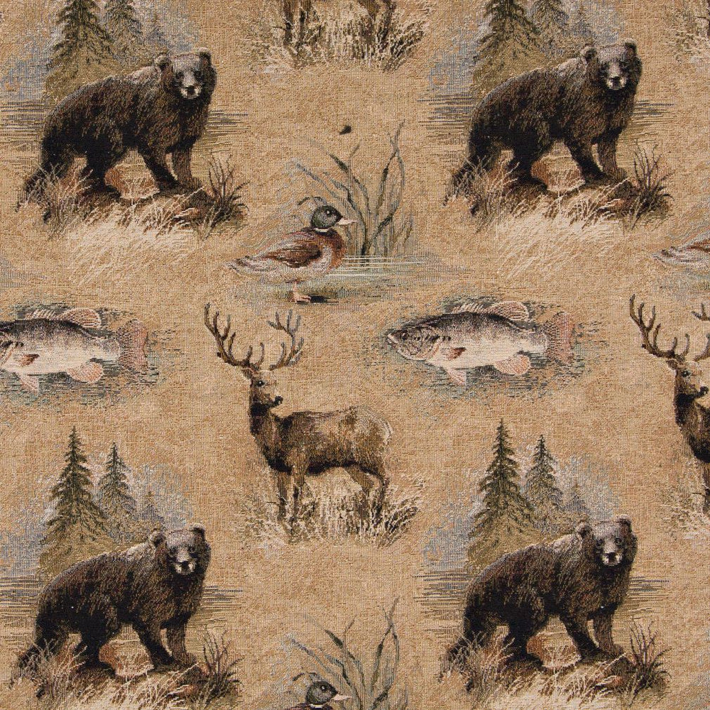 1026 Wetlands by Charlotte Fabric Themes of Tapestry II 55% Cotton, 45% Polyester Asia Exceeds 100,000 Wyzenbeek Rubs (Heavy Duty) </p><p>Repeat: Horizontal: 15" x Vertical: 16" 54 Inches - Fabric Carolina -