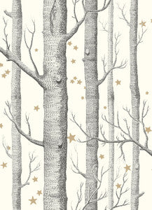 Woods & Stars Black &White by Cole & Son Wallcovering