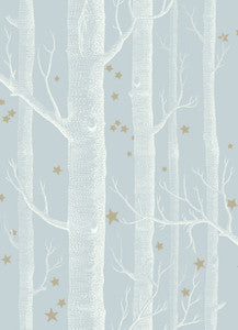 Woods & Stars Powder Blue by Cole & Son Wallcovering