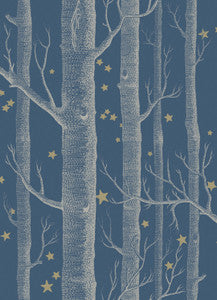 Woods & Stars Midnight by Cole & Son Wallcovering