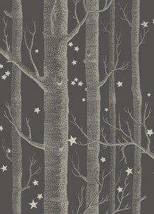 Woods & Stars Charcoal by Cole & Son Wallcovering