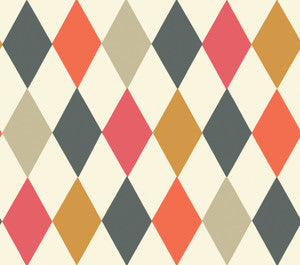 Punchinello Multi-Colour by Cole & Son Wallcovering