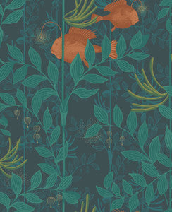 Nautilus Dark Green by Cole & Son Wallcovering