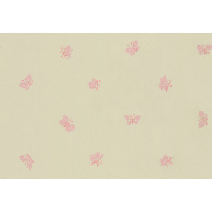 Peaseblossom Linen & Pink by Cole & Son Designer Wallcovering COLE & SON WHIMSICAL PAPER - 100% United Kingdom Horizontal: and Vertical: 14.1 20.5 - Swanky Fabrics -
