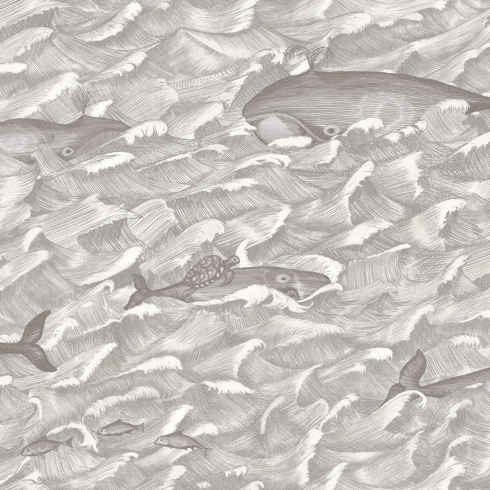 Melville Sft Blk&Wht by Cole & Son Wallcovering COLE & SON WHIMSICAL PAPER - 100% United Kingdom - Horizontal: - and Vertical: 27 27 - Fabric Carolina -