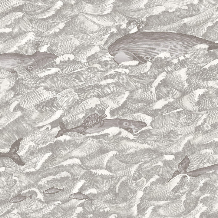 Melville Sft Blk&Wht by Cole & Son Wallcovering COLE & SON WHIMSICAL PAPER - 100% United Kingdom - Horizontal: - and Vertical: 27 27 - Fabric Carolina -